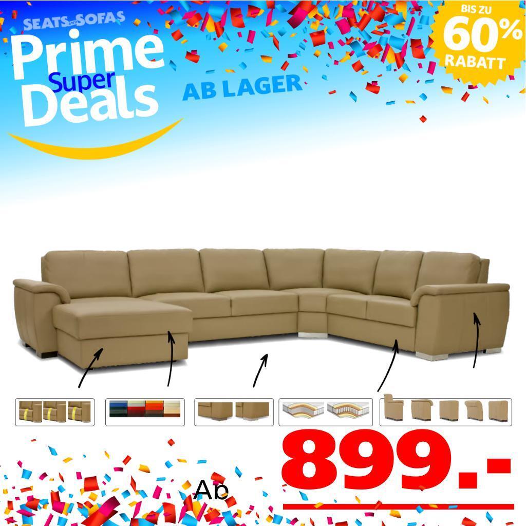 Seats and sofas flex ecksofa Angebot bei Seats and Sofas