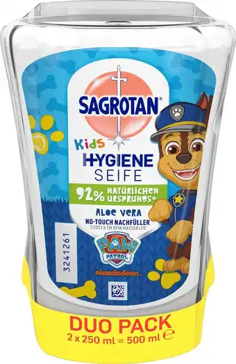 dm drogerie Sagrotan seifenspender no touch kids entdecker-power nachfüllpack duo, 2x250ml Angebot