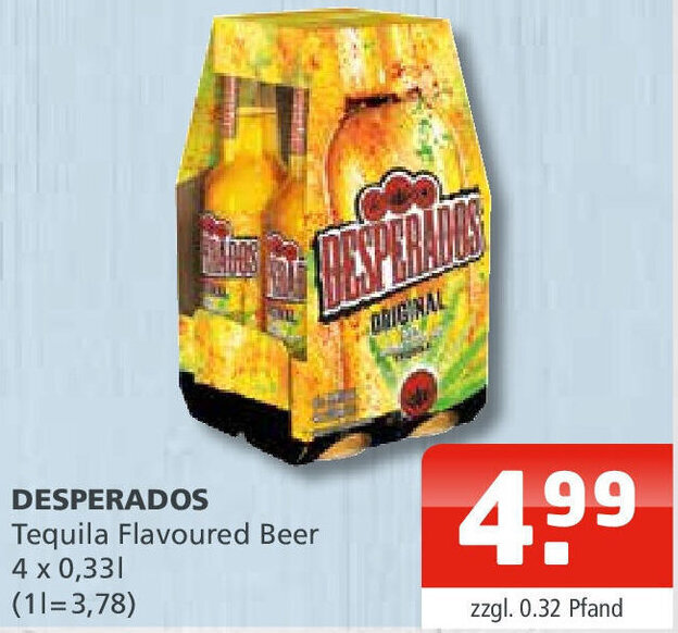 Desperados Beer, 0,33 l