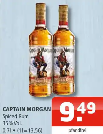 Getränke Oase CAPTAIN MORGAN Spiced Rum 0,7 L Angebot