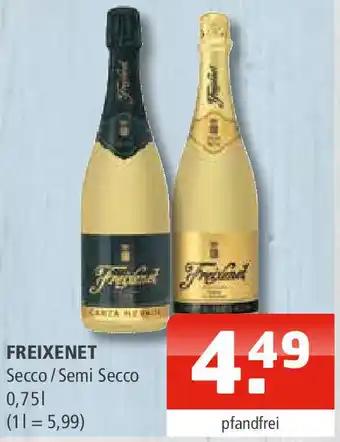 Getränke Oase FREIXENET Secco/Semi Secco 0,75 L Angebot