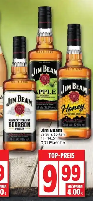 Edeka Jim Beam 0,7L Angebot