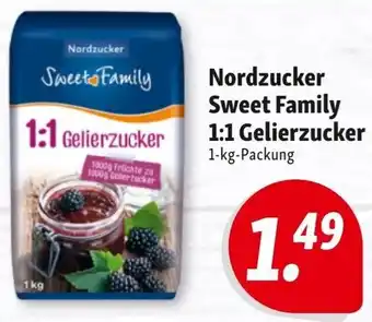 Nah & Frisch Nordzucker Sweet Family 1:1 Gelierzucker 1-kg-Packung Angebot