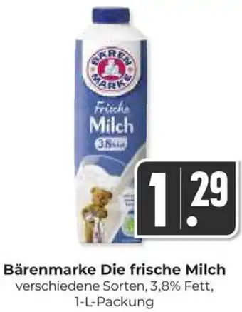 Hieber's Frische Center Bärenmarke Die frische Milch 1-L-Packung Angebot