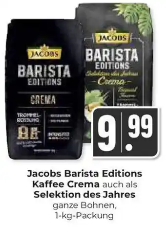 Hieber's Frische Center Jacobs Barista Editions Kaffee Crema auch als Selektion des Jahres 1-kg-Packung Angebot