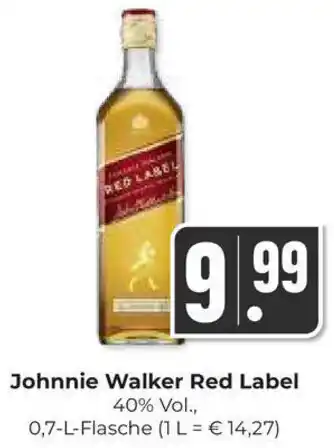 Hieber's Frische Center Johnnie Walker Red Label 0,7 L Flasche Angebot