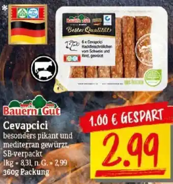 NP Discount Bauern Gut Cevapcici 360g Packung Angebot