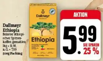 NP Discount Dallmayr Ethiopia 500g Packung Angebot