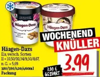 NP Discount Häagen-Dazs 380/386/420/460 ml Packung Angebot