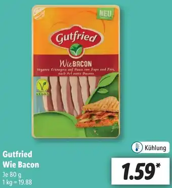 Lidl Gutfried Wie Bacon 80 g Angebot