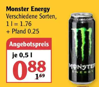 Globus Monster Energy 0,5 L Angebot