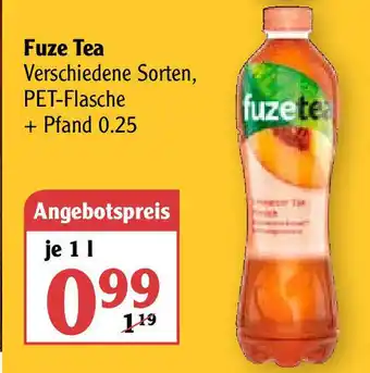 Globus Fuze Tea 1 L Angebot