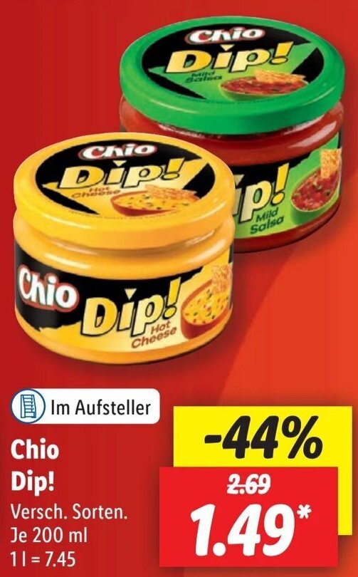 Chio Dip! 200 ml Angebot bei Lidl