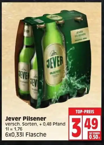 Edeka Jever Pilsener 6x0,33L Angebot