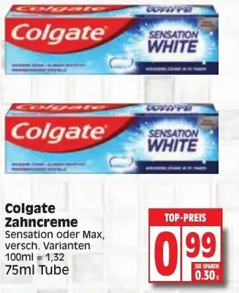 Edeka Colgate Zahncreme 75ml Angebot