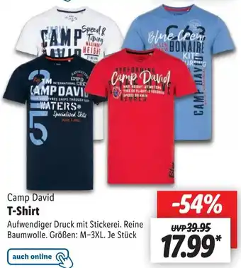 Lidl Camp David T-Shirt Angebot