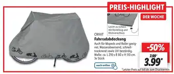 Lidl CRIVIT Fahrradabdeckung Angebot