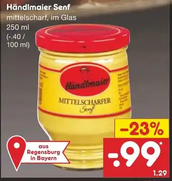 Netto Marken-Discount Händlmaiers Senf 250ml Angebot