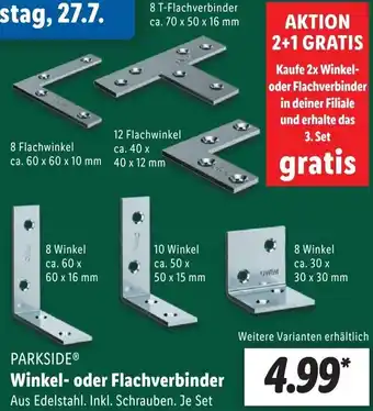 Lidl PARKSIDEⓇ Winkel- oder Flachverbinder Angebot