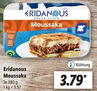 Lidl Eridanous Moussaka 380 g Angebot