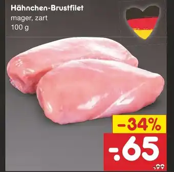 Netto Marken-Discount Hähnchen Brustfilet 100g Angebot