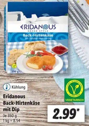 Lidl Eridanous Back-Hirtenkäse mit Dip 350 g Angebot