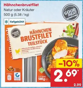 Netto Marken-Discount Hähnchenbrustfilet 500g Angebot