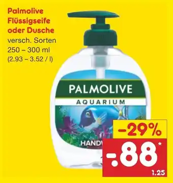 Netto Marken-Discount Palmolive Flüssigseife oder Dusche 250-300ml Angebot