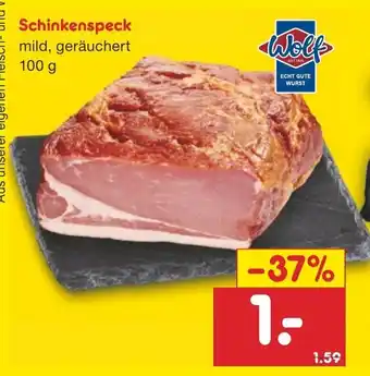 Netto Marken-Discount Schinkenspeck 100g Angebot