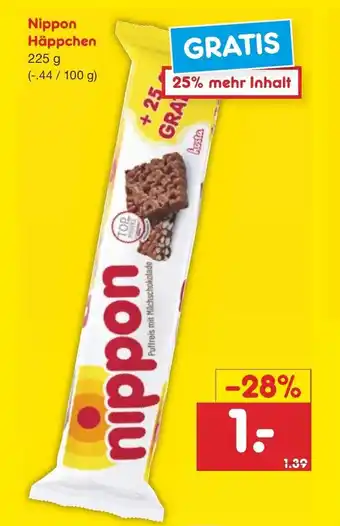 Netto Marken-Discount Nippon Häppchen 225g Angebot