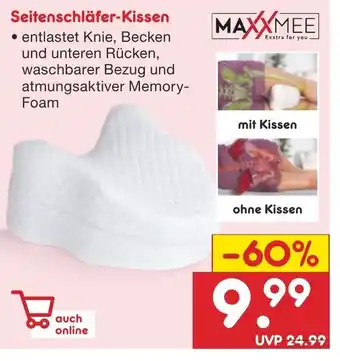 Netto Marken-Discount Maxxmee Seitenschläfer Kissen Angebot