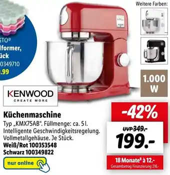 Lidl KENWOOD Küchenmaschine ,,KMX75AB" Angebot