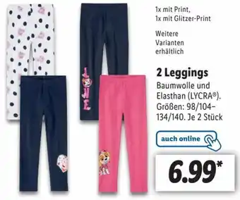 Lidl 2 Leggings Angebot