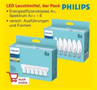 Netto Marken-Discount Philips LED Leuchtmittel, 6er pack Angebot