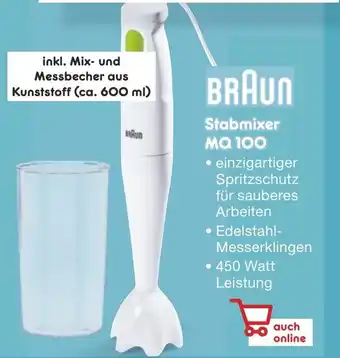 Netto Marken-Discount Braun Stabmixer MQ 100 Angebot