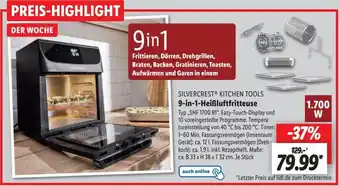 Lidl SILVERCREST KITCHEN TOOLS 9-in-1-Heißluftfritteuse ,,SHF 1700 B1" Angebot