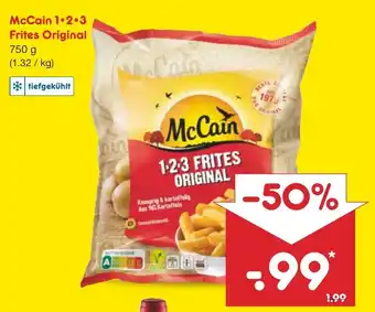 Netto Marken-Discount McCain 1-2-3 Frites Original 750g Angebot