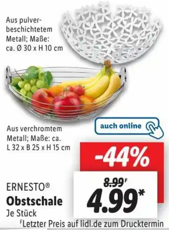 Lidl ERNESTOⓇ Obstschale Angebot