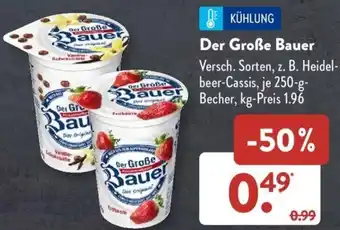 Aldi Süd Der Große Bauer 250 g Becher Angebot