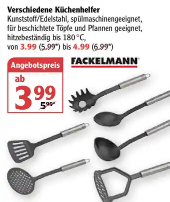 Globus Fackelmann Verschiedene Küchenhelfer Angebot