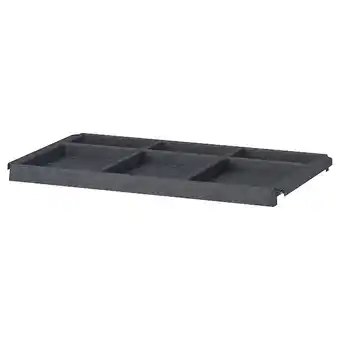 IKEA Ivar boden dunkelgrau/filz 83x50 cm Angebot