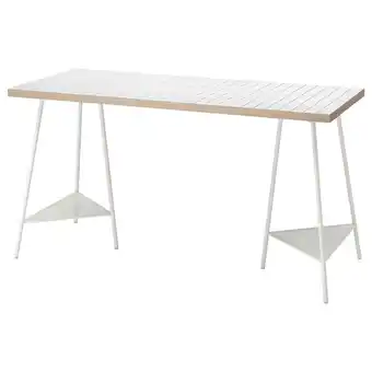 IKEA Lagkapten / tillslag schreibtisch weiß anthrazit/weiß Angebot