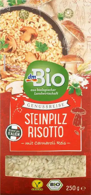 dm drogerie Dmbio fertiggericht, risotto mit steinpilzen Angebot