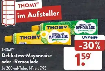 Aldi Süd THOMY Delikatess-Mayonnaise oder -Remoulade 200 ml Tube Angebot