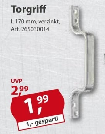 Sonderpreis Baumarkt Torgriff Angebot