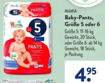 Aldi Süd MAMIA Baby-Pants, Größe 5 oder 6 Angebot