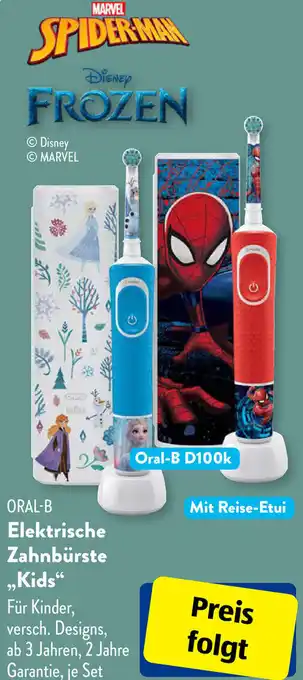 Aldi Süd ORAL-B Elektrische Zahnbürste ,,Kids" Angebot