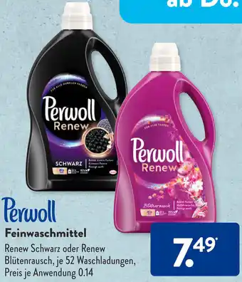 Aldi Süd Perwoll Feinwaschmittel Angebot