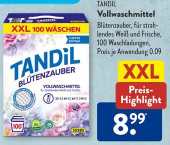 Aldi Süd TANDIL Vollwaschmittel Angebot