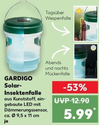 Kaufland GARDIGO Solar Insektenfalle Angebot